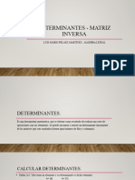 Determinantes - Matriz Inversa