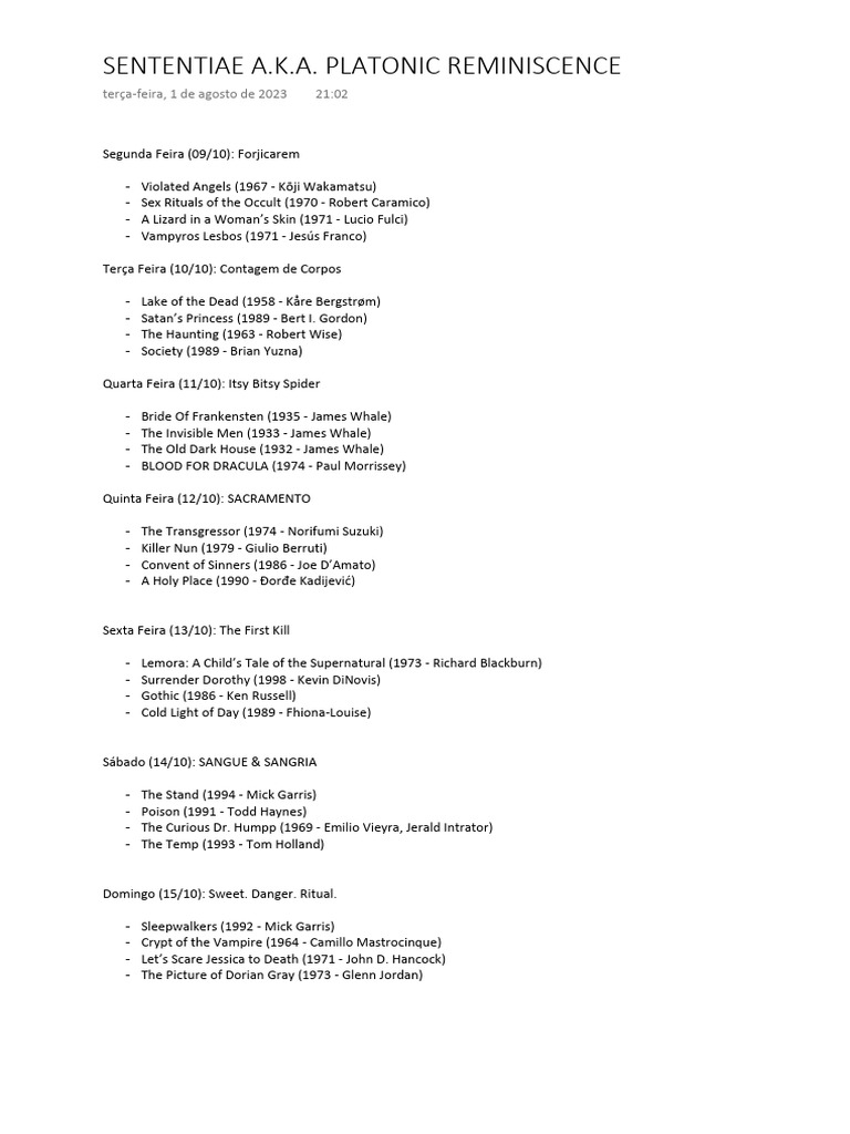 Sententiae A.K.A. Platonic Reminiscence | PDF | History | Young Adult