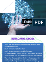 Neurophysiology of Learning