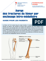 Intramedullary Nailing For Femur Fracture Web Version French