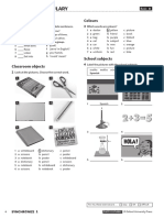 Synchronize1 - TRB - Worksheets - Welcome Unit - Basic - Vocabulary