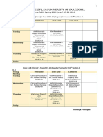Time Table W.E.F. 17-02-2024 Spring 2024