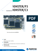 D Coolmonster c3 p3 Pisa SBC With Intel Celeron Pentium III