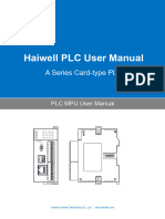 Manual de Usuario PLC Tarjeta Haiwell