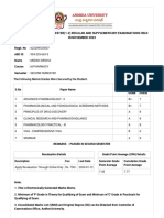 M.Pharmacy Second Semester (1-2) Regular and Supplementary Examinations Held in November 2023