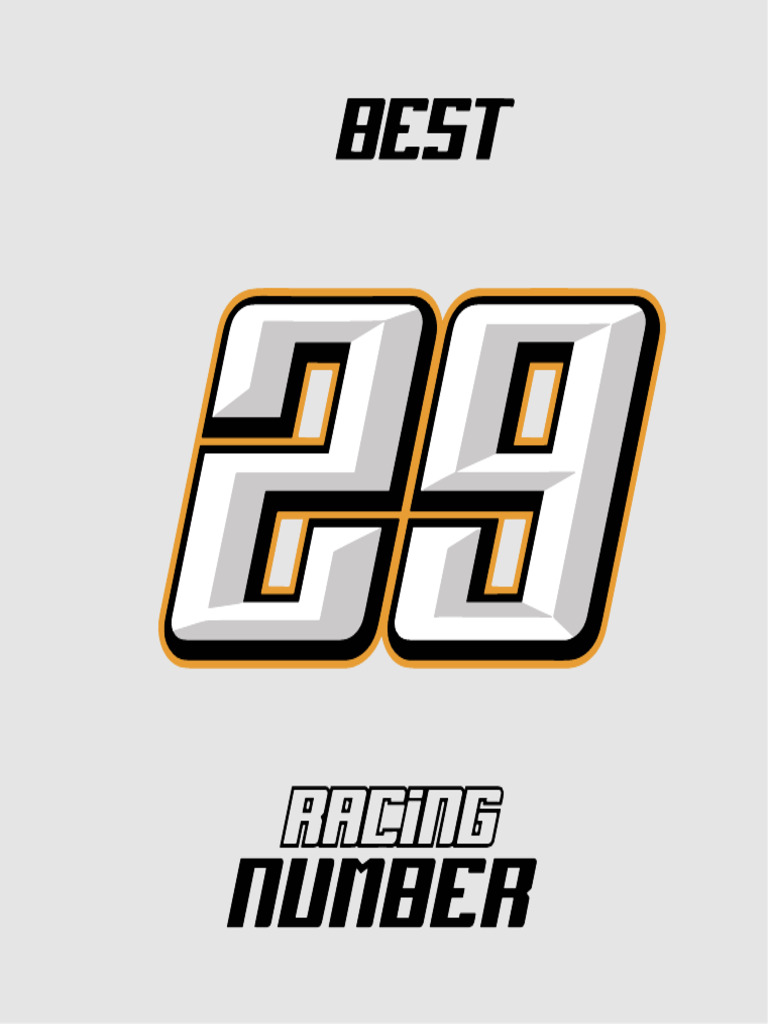 Vector Racing Number Template 29 778302 238 | PDF