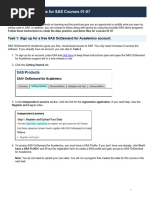 Data Setup For SAS Courses 01-07