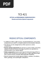 Passive and Active Componenets