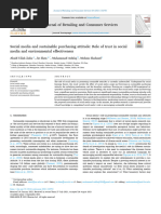 Role of Trust in Social Media and Environmental Effectiveness