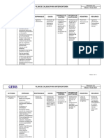 Plan de Calidad de Interventoria