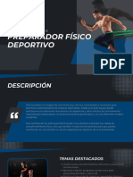 Temario - Preparador Físico Deportivo (Online)