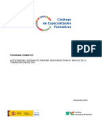 Enae0021 - Autoconsumo, Sistemas de Energías Renovables para El Impulso de La Transición Energética