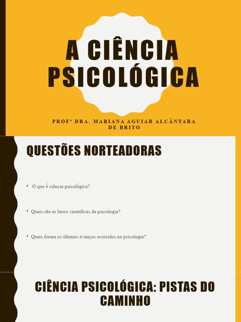 Fundamentos da Ciência Psicológica | PDF | Filosofia | Autoajuda