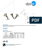 IP: Clase: Altura Del Montaje: Separación Máxima:: Versión Tipo de Bombillo Voltaje (V) Dimensiones (MM) Peso (KG) H Ø