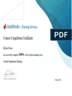 Circuit Simulation Certificate