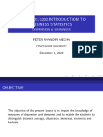 Bfs&Bcom Measure of Dispersion