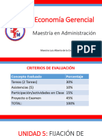 Economia Gerencial Clase 4 Unidad 6 y 7