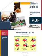 Aula 17: Prépositions de Lieu