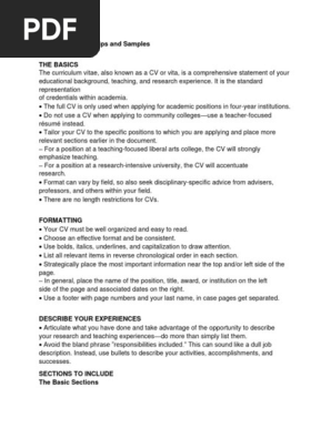 CV
