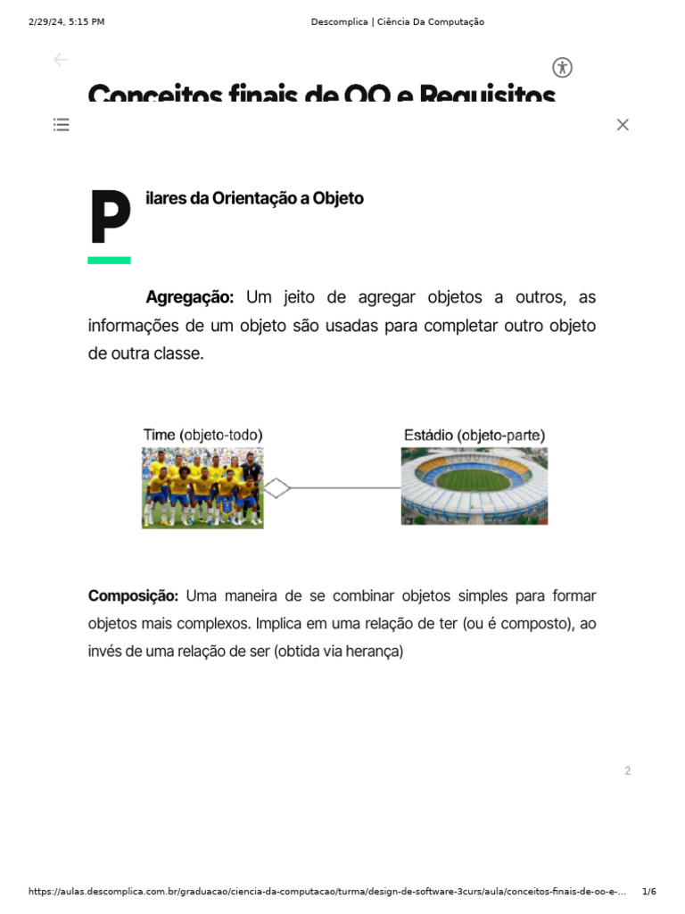 Conceitos de OO e Análise de Requisitos | PDF | Engenharia de Software ...