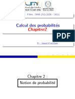 Cours Probabilité (Chapitre2) SMIA 2020-2021