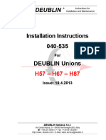 Deublin: Instructions For Installation and Maintenance