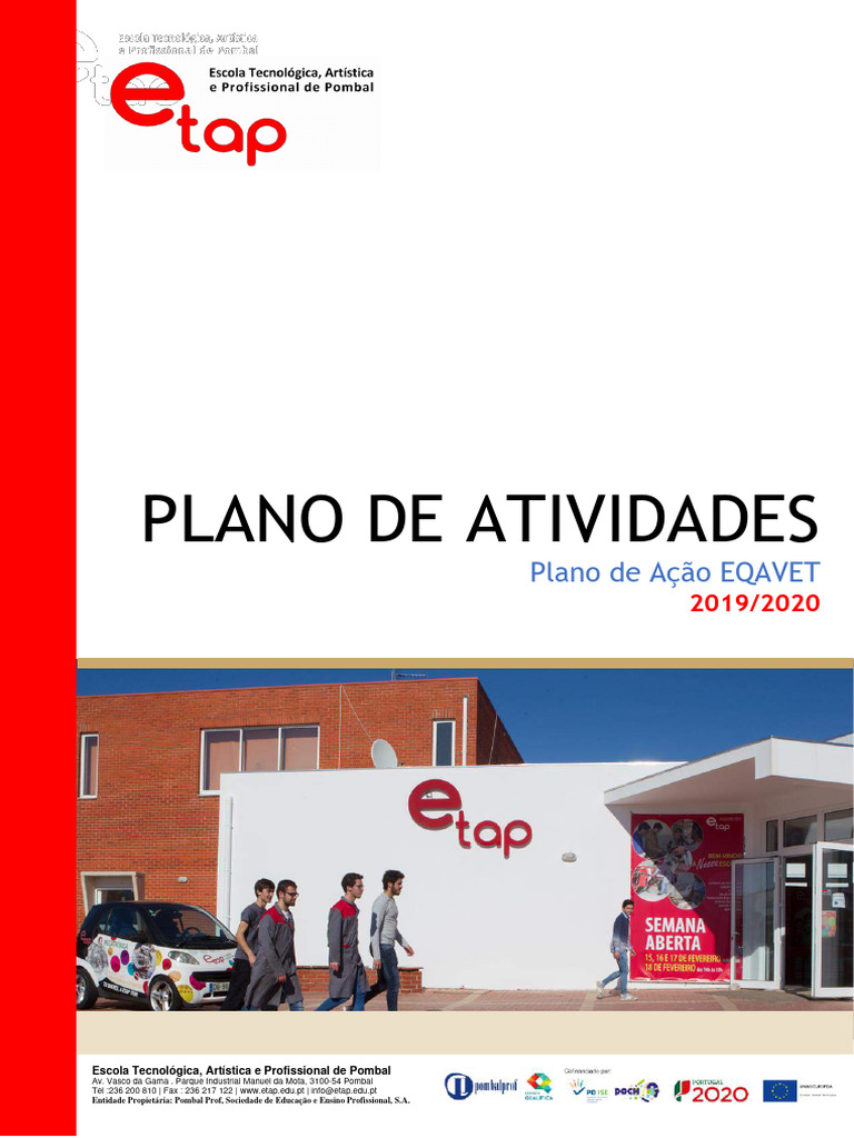 PlanoAtividades 20192020-Compactado | PDF