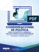 Consideraciones Politica