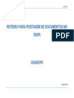 Roteiro para Postagem de Documentos No SIOPI v02