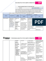 PROGRAMA ANALITICO - Segundo - Año - TERCER TRIMESTRE LENGUAJES