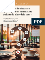 Selección de La Ubicación Óptima para Un Restaurante: Modelo BESST