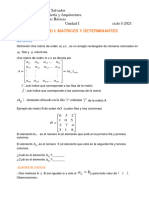 Matrices y Determinantes Parte 1