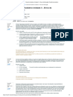 Exercício Avaliativo Unidade 3 - Erros de Medicação - Revisão Da Tentativa