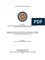 Similitudes y Diferencias en La Investigación de Patrones de Macrocriminalidad de Desaparición Forzada en Las Jurisdicciones de Justicia y Paz, y La Jep.