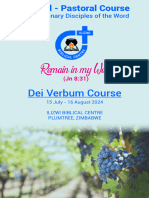 Dei Verbum Course 2024 - 31