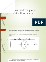 Power and Torque in Induction Motor