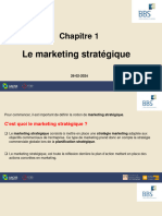 Chapitre 1 Le Marketing Stratã©gique