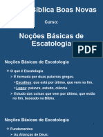 Noções Básicas de Escatologia Recanto