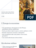 La Crisi Del Seicento e La Guerra Dei Trent'anni