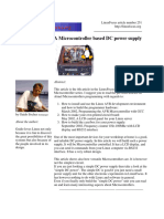 A Microcontroller Based DC Power Supply