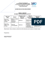 Weekly Report Asynchrnous Activity