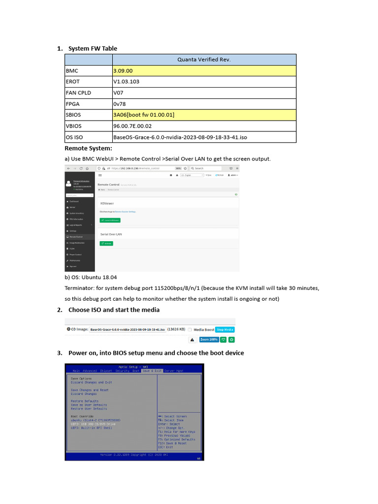 S74G-2U - OS Install - v1 | PDF | Booting | Computer Architecture