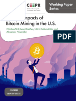 Climate Impacts of Bitcoin Mining in The US