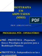 Fisioterapia em Amputados (Mmii) Prof. Adriano Sousa