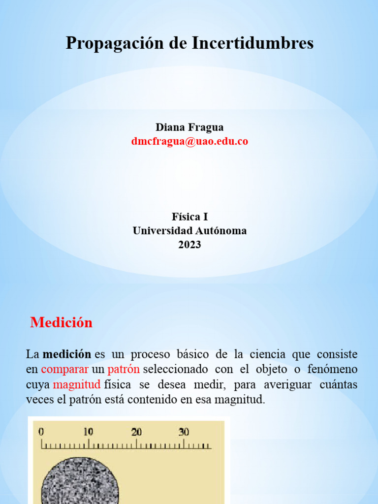 Incertidumbres en Mediciones Científicas | PDF | Medición | Exactitud y ...