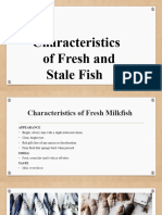 Characteristics of Fresh Stale Fishes