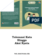 Toleransi Kata Hingga Aksi Nyata (Kumpulan Essay Moderasi Beragama)