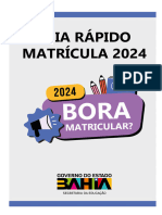 Guia Rápido - Matrícula 2024