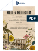CARTEL Flora en Arquitectura MEDINA GALINDO
