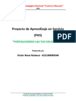 Proyecto de Aprendizaje en Servicio Comunitaria Victor Rene Nolasco 2022